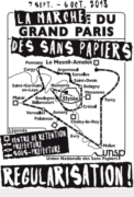 marche des sans papiers Dernière étape de la Marche du Grand Paris des Sans-papiers
