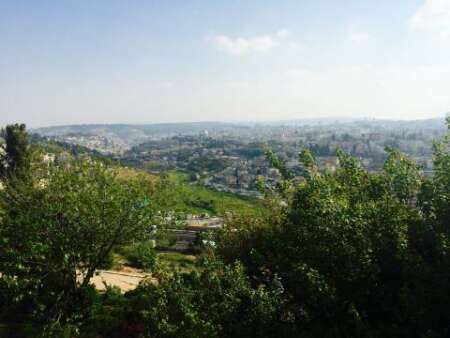 jerusalem vue du mont scopus