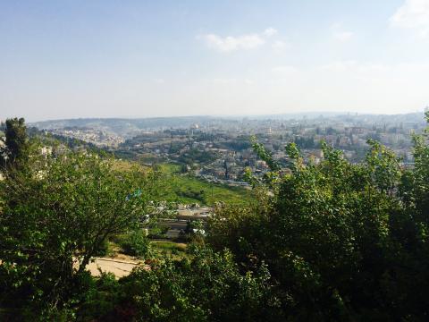 jerusalem vue du mont scopus