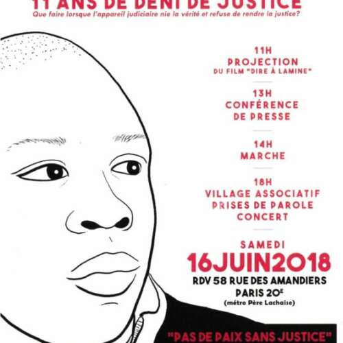 lamine dieng Commémoration « Lamine Dieng, 11 ans déjà ! »