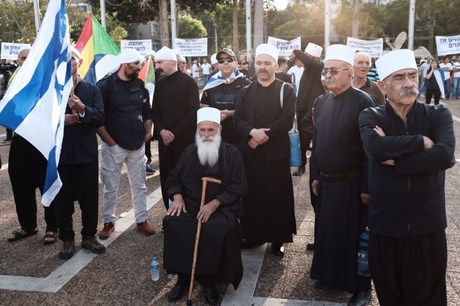 Manifestation d’Israéliens de la minorité druze
