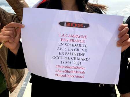 Greve18maiBDS MOBILISATIONS À LYON ET PARIS EN SOLIDARITÉ AVEC LES PALESTINIEN.NE.S EN GRÈVE