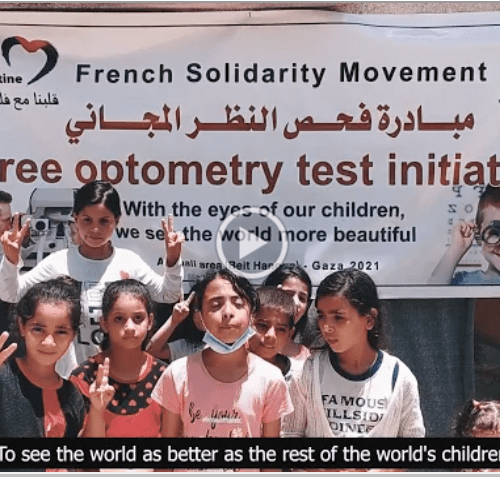 gazaophtal Vidéo de remerciements aux donateurs d'Urgence Déplacés