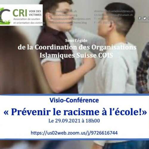 PrevenirleracismeLogo Vidéo de la visio-conférence : "Prévenir le racisme à l'école"