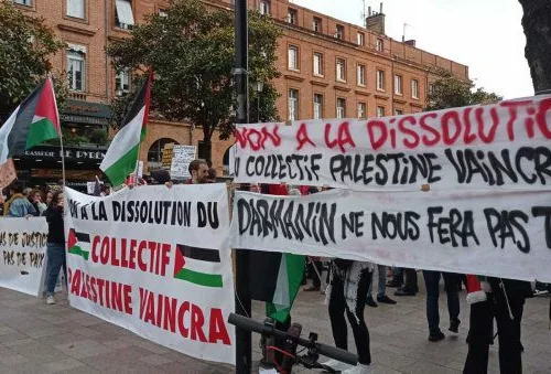 Défence Collectif Palestine vaincra Victoire de Palestine Vaincra : « C’est un coup d’arrêt face aux dissolutions d’organisations »