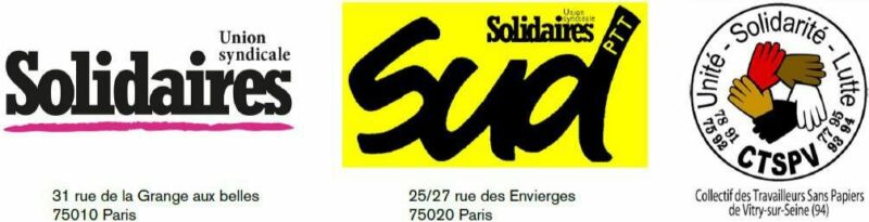 logo SUD ( Union Syndicale Solidaires) - logo CTSPV