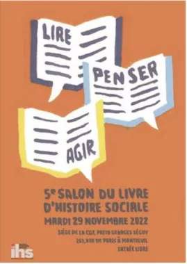 À Montreuil (93), 5e Salon du Livre d'Histoire Sociale