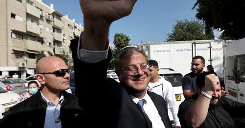 Itamar Ben-Gvir pendant les élections israéliennes jeudi Crédit: Ilan Assayag