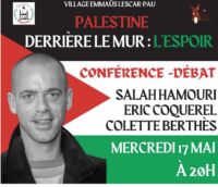 Un débat avec Salah Hamouri, sans incidents, à Pau