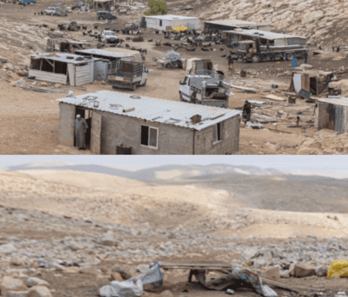 BedouinsAFPS Après des années de harcèlement, la communauté bédouine d’Al-Baq’aa forcée d’abandonner ses terres