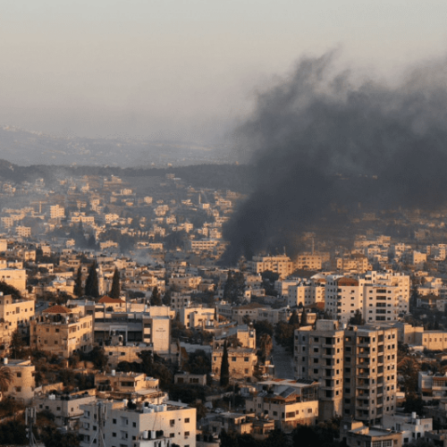 Jenine3juil1 ATTAQUE ISRAÉLIENNE SUR LA VILLE ET SUR LE CAMP DE RÉFUGIÉS