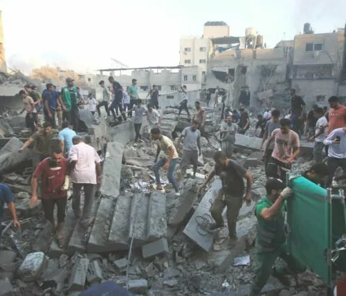 Destruction Gaza - Octobre 2023