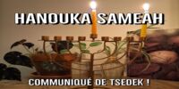 Communiqué du Collectif Tsedek : « Hanouka Sameah ! »