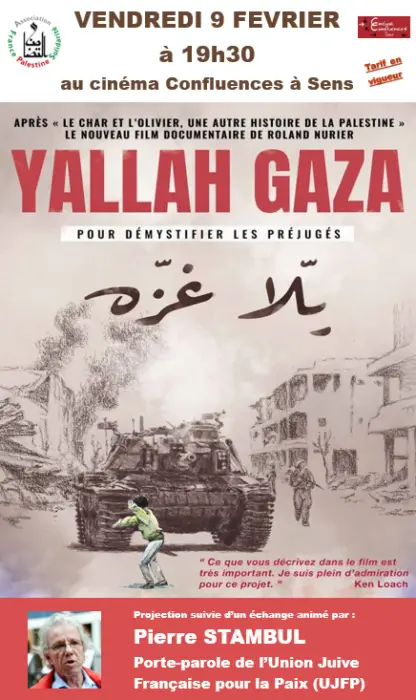 Visuel cine-debat Yallah-Gaza 09.02 Sens