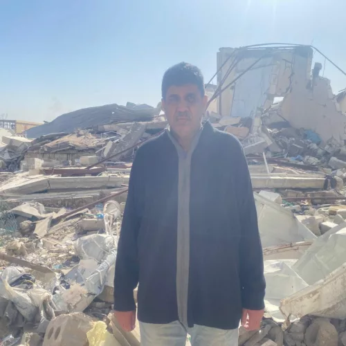 ZiadGaza2 Ziad Medoukh : "Bonjour de Gaza la détruite et Gaza la dévastée"