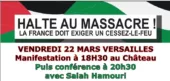 Halte au massacre - Versailles - 18 mars 2024