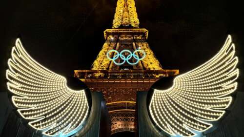 JO 2024 Cérémonie des JO :  un washing polychrome géant pour mettre en scène Macron comme rempart à l'extrême droite