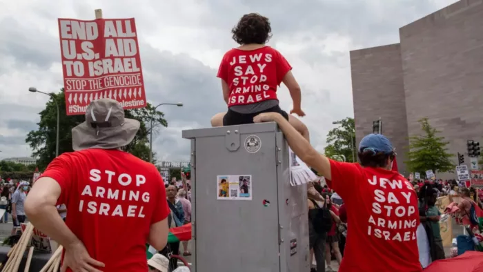 2024 07 stop arming israel.jpg Pourquoi l’Occident a créé un nouveau dictionnaire pour Israël et la Palestine