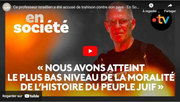 Israël, le prof qui ne voulait pas se taire 1 Leprof Israël, le prof qui ne voulait pas se taire