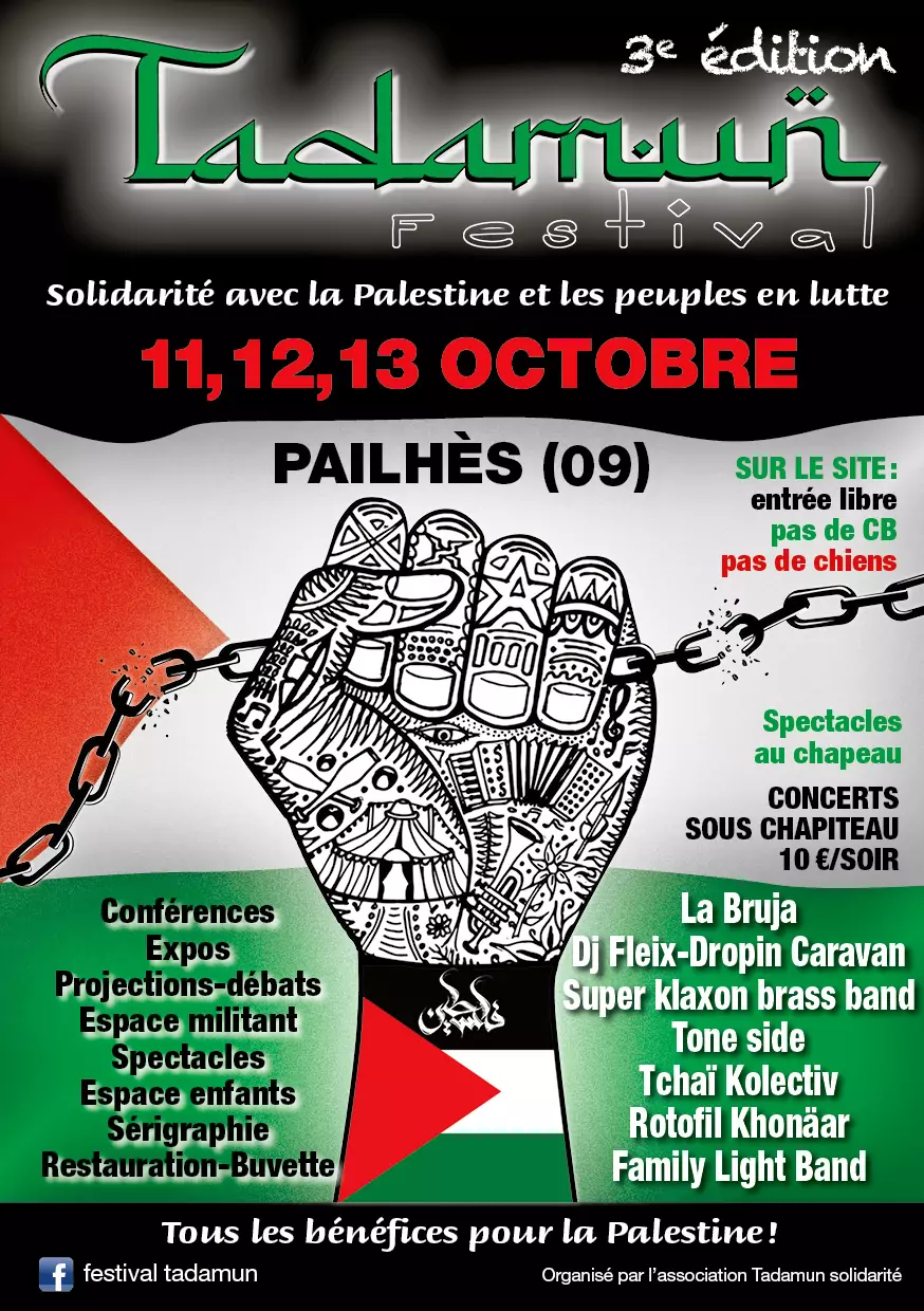 Tadamun2024 flyerRecto À Pailhès (09), le Festival Tadamum
