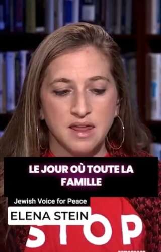 Elena Stein : "Avec tous nos ancêtres juifs, nous refusons d'être ces voisins qui restent là sans rien faire" 1 Elena Elena Stein : "Avec tous nos ancêtres juifs, nous refusons d'être ces voisins qui restent là sans rien faire"