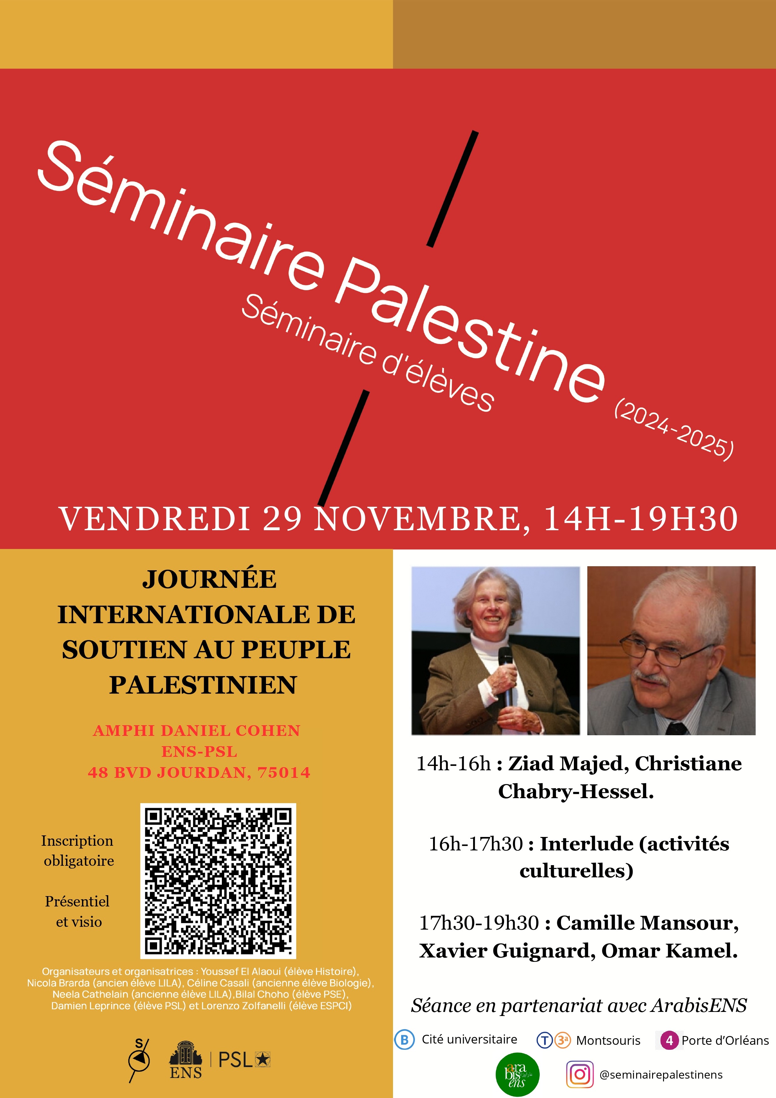 À Paris (14ème), journée internationale de soutien au peuple palestinien 3 Copy of Affiches Seminaire 6 page 0001 À Paris (14ème), journée internationale de soutien au peuple palestinien