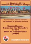 Invitation Thiaroye 002 À Paris, commémoration du massacre de Thiaroye