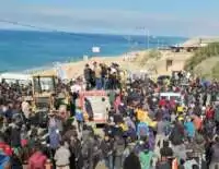 Message de Marsel le 25 janvier sur le mouvement général du retour des Gazaoui.e.s chez eux avec l’information que nous avons ce soir : Israël bloque le passage vers le nord de Gaza