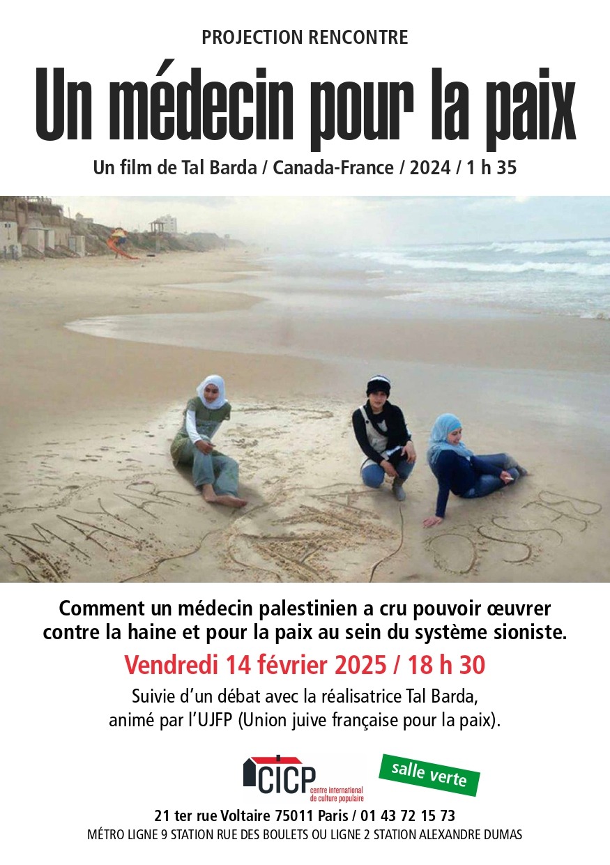 Un médecin pour la paix - rencontre projection