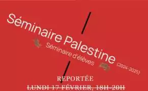 Seminairereporte Communiqué sur la campagne de diffamation et d'intimidation qui vise le séminaire Palestine ENS-PSL