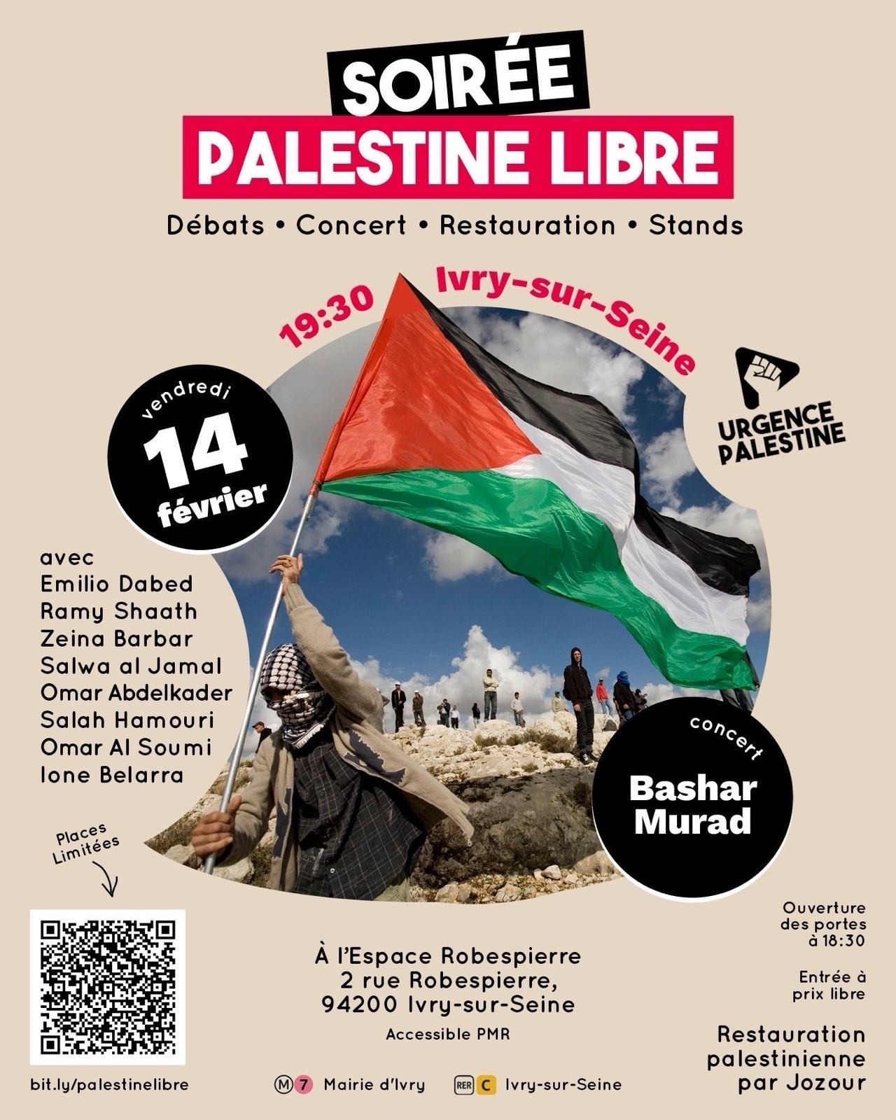 À Ivry (94), soirée Palestine 3 soireePalestineIvry À Ivry (94), soirée Palestine