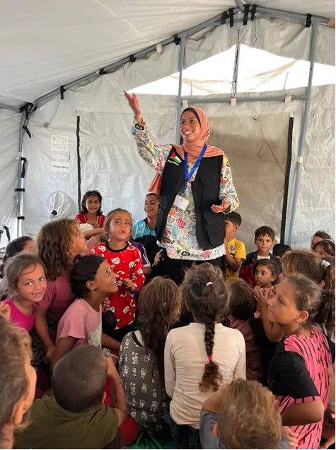 À Gaza c’est le soumoud. Photo de une classe