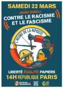 affiche paris 22m resp731 Journée mondiale contre le racisme et le fascisme