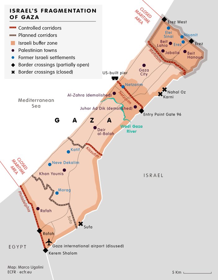 Témoignage d'Abu Amir, le 24 mars 2025 – Gaza brûle sur une plaque chauffante 3 fragmentation map Témoignage d'Abu Amir, le 24 mars 2025 – Gaza brûle sur une plaque chauffante