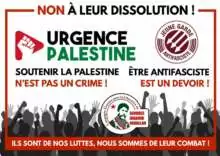 non aux dissolutions UP Jeune Garde "Puis, ils sont venus nous chercher. Et il ne restait personne pour protester"