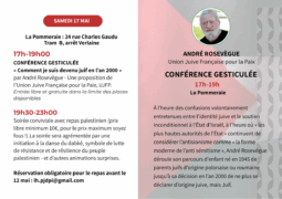 2 1 Conférence Gesticulée « Comment je suis devenu juif en l'an 2000 »
