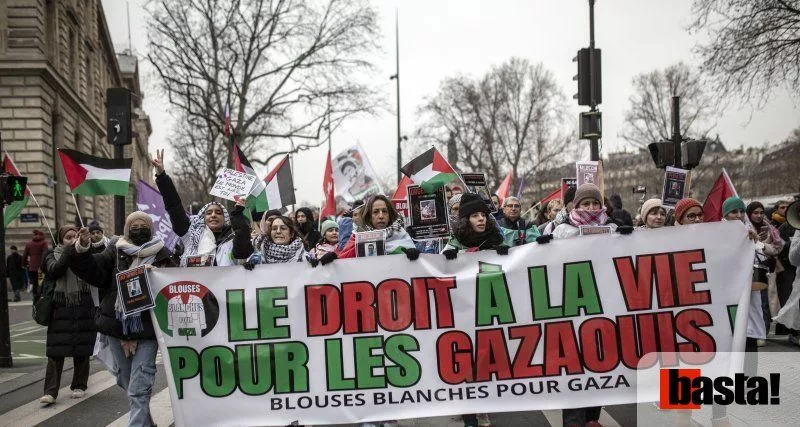 Blousesblanches4Gaza2 jpg INVITATION À COUVRIR UNE MOBILISATION NATIONALE POUR GAZA LECTURE PUBLIQUE DES NOMS DES MARTYRS