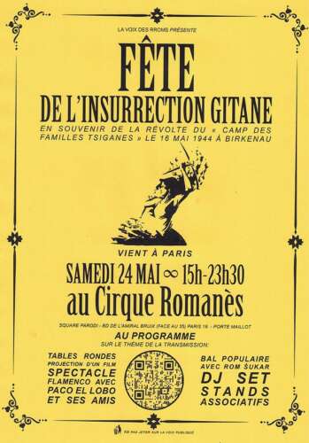 InsurGitane24mai À Paris (16ème), fête de l'insurrection gitane