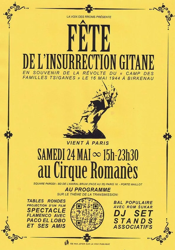 InsurGitane24mai jpg À Paris (16ème), fête de l'insurrection gitane