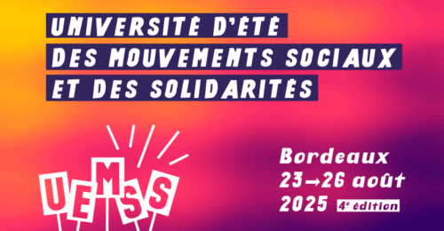 annonce uemss À Talence (33), participation de l'UJFP au module : En quoi la lutte de libération de la Palestine participe du combat antifasciste à l'UEMSS
