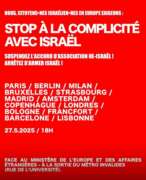 stop au genocide À Paris (7ème), rassemblement des citoyen.nes israélien.nes vivant en Europe contre la complicité avec Israël