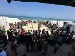 Abu Amir 6 6 25 Aid sur la plage IMG 2792 1 Témoignage d'Abu Amir, le 6 juin 2025 – Une journée de joie arrachée aux larmes