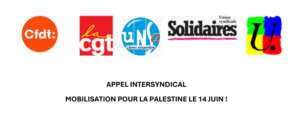 appelintersyndical À Paris, grande manifestation intersyndicale pour la Palestine