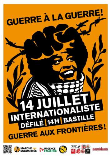 flyer 14 juillet 25 guerre a la guerre 14 juillet à Paris : Défilé internationaliste !