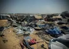 tentes brules khan younis Témoignage d'Abu Amir, le 14 juillet 2025 - État de désespoir de la population gazaouie qui oscille encore une fois entre attente d’un accord et effondrement des espoirs
