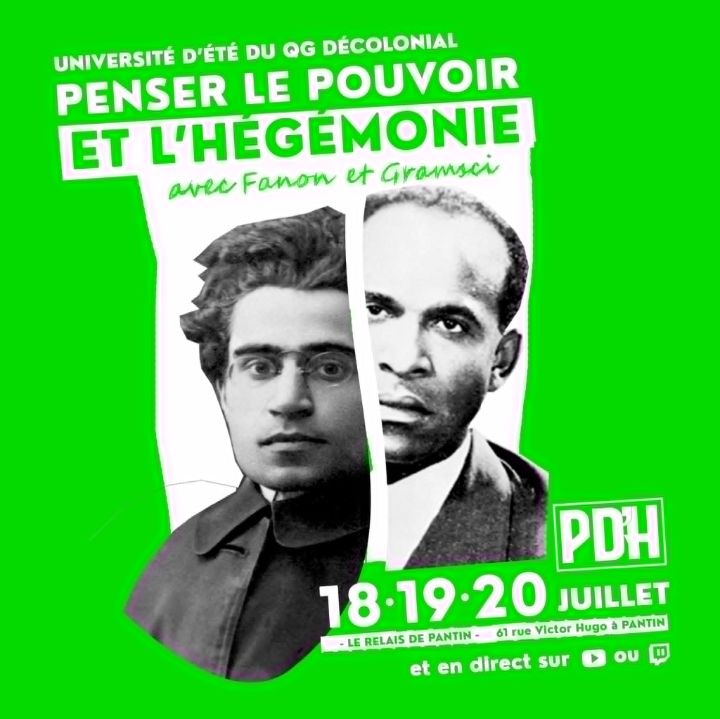 universite ete QG decolonial À Pantin (93), université d'été du QG décolonial