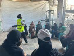 Abu Amir 24 8 25 ateliers psy IMG 5455 Témoignages d’Abu Amir, le 24 août 2025 - Compte rendu des deux ateliers de soutien psychologique pour les femmes Deir al-Balah et ville de Gaza