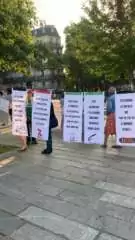 Bastille Slogans OK Que fait le gouvernement français face au génocide à Gaza ?