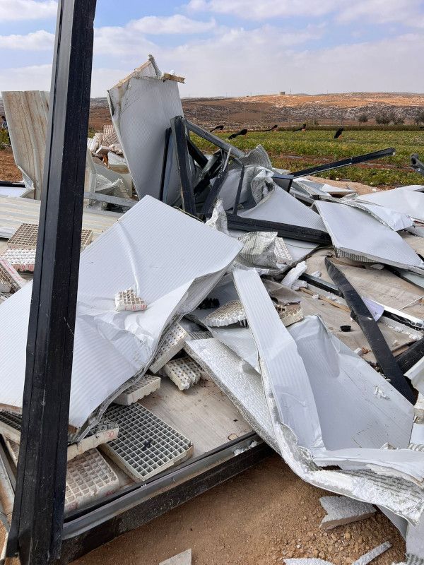 Israël attaque une banque de semences paysannes en Cisjordanie occupée 2 destruction banque de semences Hebron 2 Israël attaque une banque de semences paysannes en Cisjordanie occupée