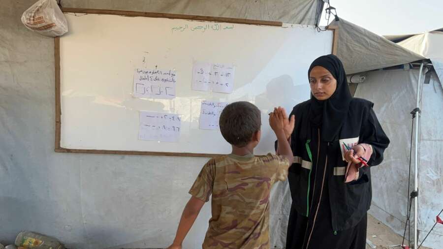 Abu Amir 29 8 25 education IMG 5583 Témoignage d'Abu Amir, le 30 août - La situation humanitaire dans la bande de Gaza a atteint des niveaux de tragédie sans précédent